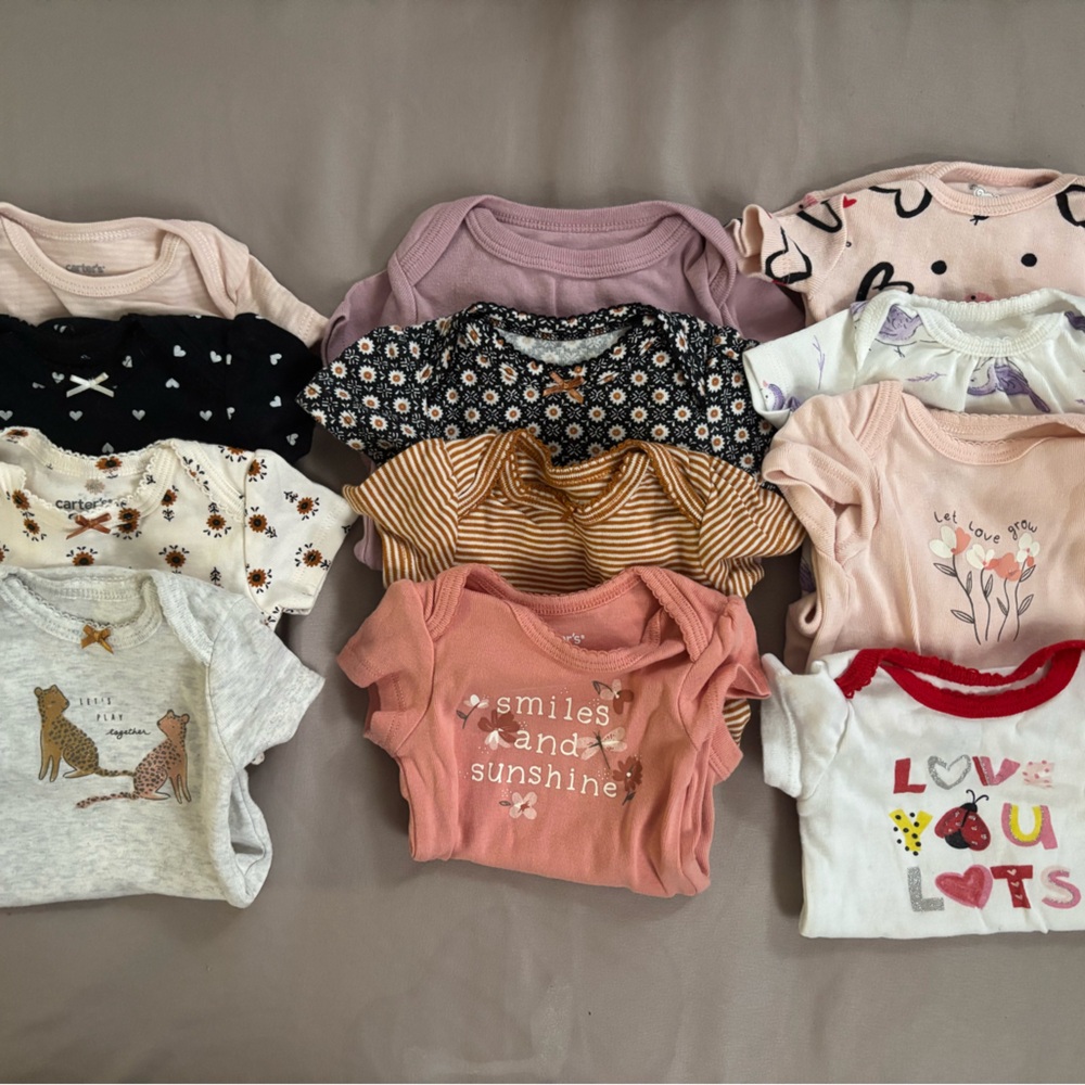 Carter's Assorted Colorful Bodysuits Set